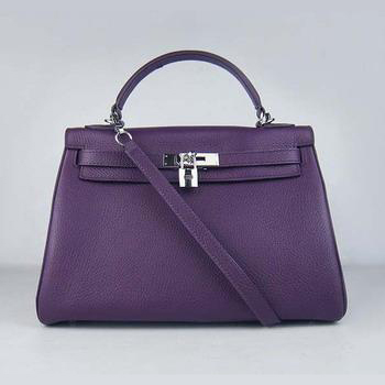 HKL32O0PS013 Hermes Kelly Borse 32CM viola (argento)